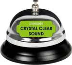 Classic Chrome Desk Bell, Silver Finish With Black Plastic Base, Perfect. Fixed Price $14.24.