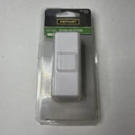 Defiant Wireless Battery Operated Doorbell Push Button White 1009702089. Fixed Price $11.99.