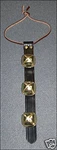 Warner Leather Strap Arctic Sleigh 3-BELLS Brass Door Puppy Training. Fixed Price $12.95.