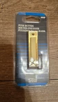 Push Button Door Bell Gold Colored Trine 666P. Fixed Price $9.00.