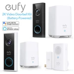 Eufy Wireless Video Doorbell 2K Security Cam Night Vision Smart Phone Ring. Fixed Price $124.99.