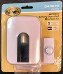 Hampton Bay Doorbell 2-PACK; Outdoor Wireless Push Button And Indoor W/strobe. Fixed Price $12.95.