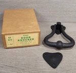 Door Knocker Acorn Mfg. Bh 55 Cast Iron Ring Satin Black New. Fixed Price $27.97.