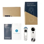 Simplisafe Simplicam Video Doorbell Pro SSDB3 (wired) Open Box (1-YEAR Warranty). Fixed Price $68.99.