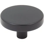 Contemporary Round Cabinet Knob, 1-1/2 Inches, Zinc Base Material, Matte Black. Fixed Price $17.30.