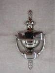Pottery Barn Traditional Door Knocker Nickel 8" #B209. Fixed Price $155.61.