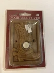 Figi Ceramic Door Bell Cover Illuminated Button Boots With Spurs Design Nos. Fixed Price $7.48.