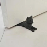 Cast Iron Door Old Vintage Antique Cat Design Decorative Stopper Wedge New. Fixed Price $24.49.