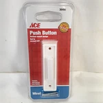 Ace White Wired Door Bell Push Button 36480 New Sealed. Fixed Price $12.95.
