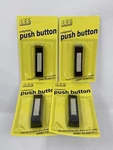 4-PACK Lee Unlighted White/black Electric Doorbell Wired Push Button 16 Volts. Fixed Price $19.99.