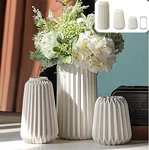 Ceramic Set Of 3, Small White Home Decor Modern Table New. Fixed Price $15.43.