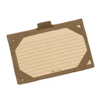 Cordura Fabric Index Wallet Beige Holds 25 Cards Pen Loop Weatherproof. Fixed Price $63.19.