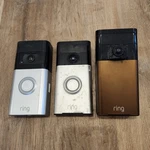 3 Ring Video Doorbell Camera For Parts Repair Gen 1, 4, Stick Up. Fixed Price $28.50.