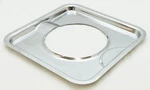Stanco 7.75" X Chrome Square Gas Range Drip Pan, 900S. Fixed Price $11.50.