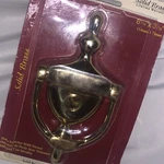 Brass Door Knocker With Viewer New Pack Brainerd 657XC. Fixed Price $7.50.