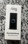 Ring Wired Video Doorbell 1080P Hd Black, Brand New Never Used Box Was Opened!. Fixed Price $55.00.