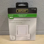 Defiant Wireless Plug-in Doorbell Kit With 1 Push Button/white. Fixed Price $10.99.