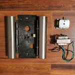 Craftmade Ctpw-w Designer Pewter Tubes Door Chime, White 8.38"H X 7"W For Parts. Fixed Price $15.99.