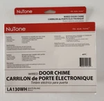 Nutone Wired Door Chime LA130WH. Fixed Price $29.99.