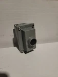 Thomas & Betts Red Dot Control Box And Cover Hannay Button HR-EXPB-2A. Fixed Price $196.00.