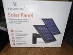 Wasserstein Eufy Video Doorbell 2K Black Solar Panel. Fixed Price $16.88.