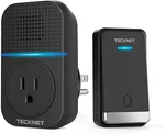 Tecknet Self-powered Wireless Doorbell, Waterproof Chime Kit, No Battery. Fixed Price $31.32.