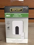 Defiant Wireless Plug-in Doorbell Kit. Fixed Price $11.99.