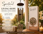 Spiritwind Living Hope Christian Memorial Chimes Sympathy Bereavement Gift. Fixed Price $29.95.
