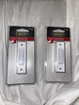 Defiant Wired Led Illuminated Doorbell Push Button White 18000039 Two Pieces. Fixed Price $19.85.