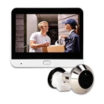 1080P Video Door Viewer, 120 Peephole Camera With 4.3 Inch Color Monitor, Tw.... Fixed Price $215.28.