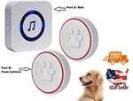 Smart Wireless Door Bell For Dog + Free Shipping. Fixed Price $23.99.