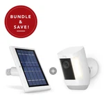 Wasserstein Ring Spotlight Cam Pro Battery + Solar Panel Bundle (1 Pack, White). Fixed Price $289.99.