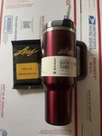 Leaf Trading Cards Stanley 40OZ Engraved Tumbler Cup 1/100 With Autograph Pack. Fixed Price $150.00.