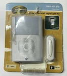 Hampton Bay Wireless Plug-in Door Bell Push Button White 1001 417 373. Fixed Price $9.95.