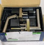 Weiser Halifax Milan Passage Door Handle Satin Nickel Non-locking SPSL101-046. Fixed Price $24.99.