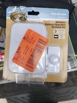 Hampton Bay Wireless Battery Operated Doorbell Kit With Push Button. Fixed Price $17.60.