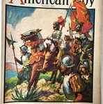 Coming Of The Spaniards Albin Henning American Boy July 1932 Magazine Cover Only. Fixed Price $11.61.
