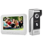 Amocam Video Intercom System, 7 Inche Monitor Wired Doorbell Kit. Fixed Price $105.25.