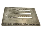 Pro-lok Automotive Key Cutting Depth Gauge Gm Ford Chrysler Locksmith Tool. Fixed Price $19.99.