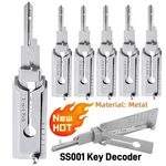 1-5X SS001 Key Decoder Stainless Steel Precision Tool O-ring Pickup Kit Hook. Fixed Price $15.99.