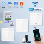 Smart Home Wireless Rf 433MHZ Push Button Wall Compatible With Alexa Google. Fixed Price $47.19.