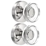 Naubea 2 Pack Brushed Nickel Door Knobs Glass Dummy. Fixed Price $68.11.