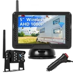Wireless Reversing Camera System With 5 Inch Split Screen, IP69K Waterproof B.... Fixed Price $84.56.