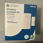 Utilitech Wireless Doorbell Kit, Battery Operated, Melodies #6291125. Fixed Price $10.00.