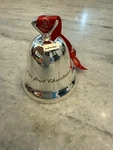 Reed & Barton Silverplated Bell 2022 Ornament Engraved Our First Christmas. Fixed Price $31.99.