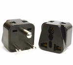 Orei 2 1 Universal/usa To India (type D) Travel Adapter Plug - Pack Black. Fixed Price $8.99.