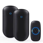 Wireless Doorbell, Secrui Over 2 Receivers 1 Push Buttons, Black. Fixed Price $30.65.
