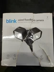 Blink Wired Floodlight Camera Smart Security 2600 Lumens Black Box Damage. Fixed Price $44.99.