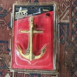 Solid Brass Anchor Nautical Door Knocker Ship Boat Yacht Beach House Navy Vtg. Fixed Price $29.99.