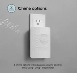 Utilitech 6291124, Wireless Doorbell Kit, Sensor, 3 Melodies, White. Fixed Price $24.89.